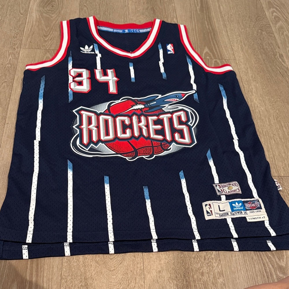 Adidas Hakeem Olajuwon Hardwood Classics Jersey